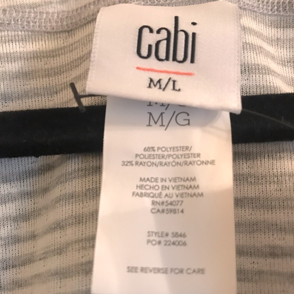 CAbi Gray Cape with Flowing Sleeves and Open Front. THIS IS A BARGAIN!